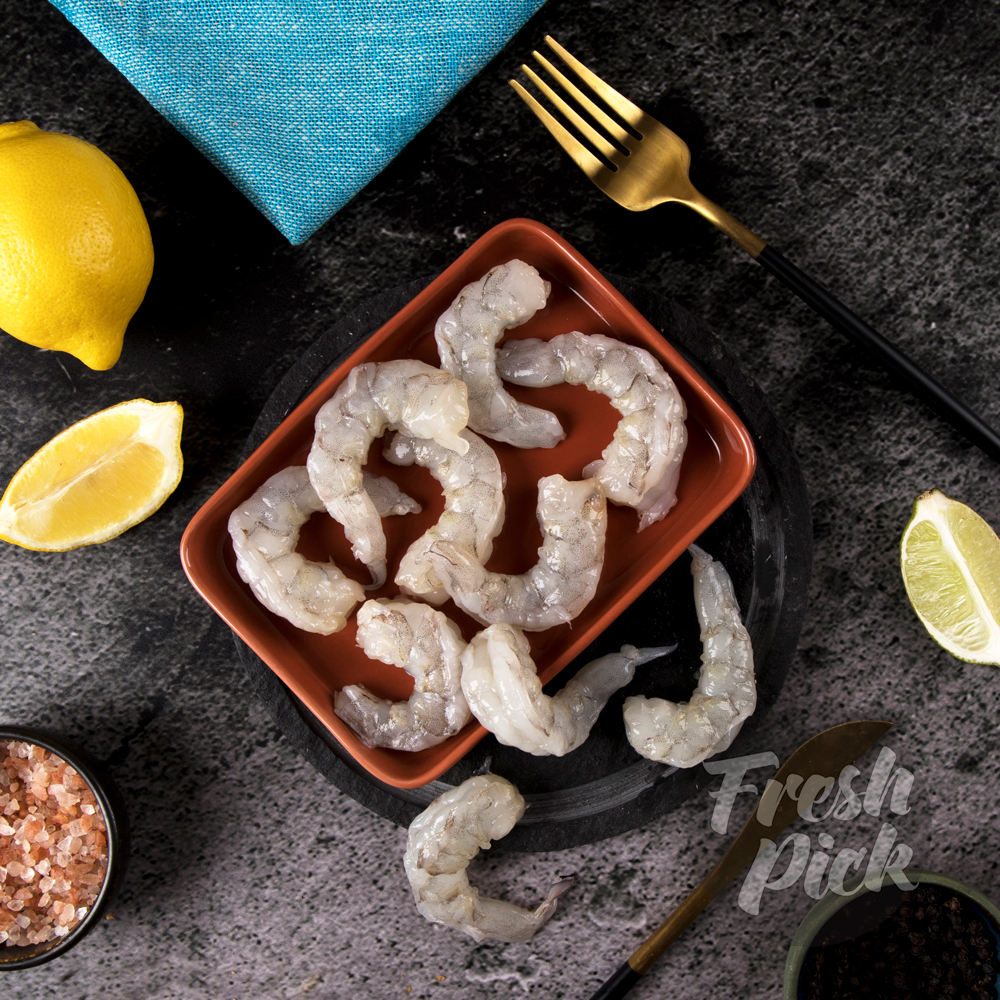 Small Prawns | Deep Sea fished | Protein-Rich | 100gms provides 27% of the daily protein needs of an avg adult | 250g (30-40 full cleaned pieces in a pack)