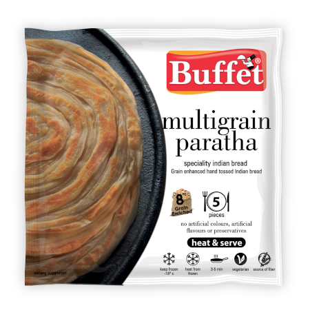 Buffet Multigrain Paratha 300G - 5 pieces